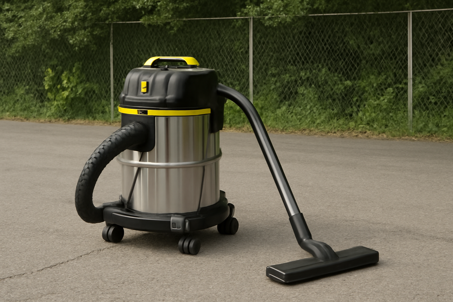 Heavy-Duty Outdoor Wet/Dry Vacuum Cleaner for Driveways and Garages