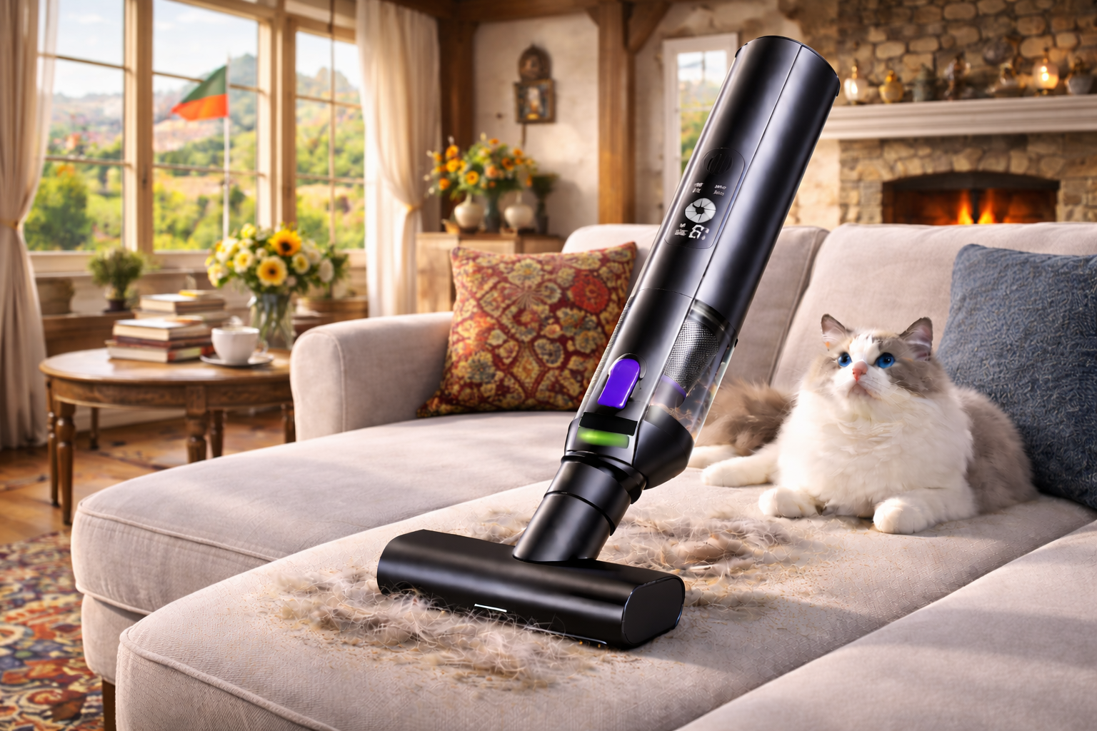 Rustic Retreat Cordless Sofa Vacuum – Pet Hair Expert