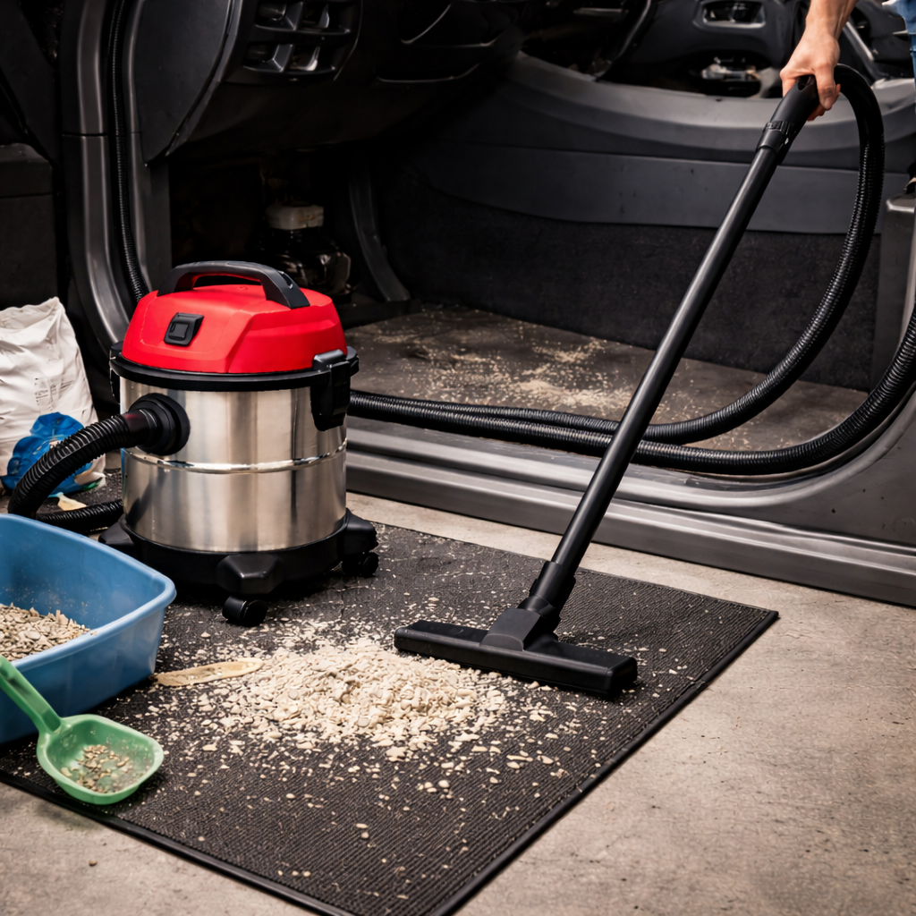 Pet Litter Wet & Dry Vacuum Cleaner – Car & Home Cleanup for Granules, Seeds, and Sand