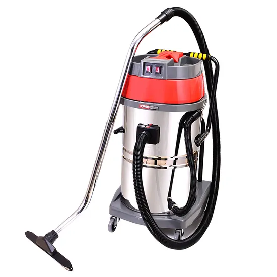 Powerful 2 Motors Wet & Dry Vacuum Cleaner for Industry Use 70L