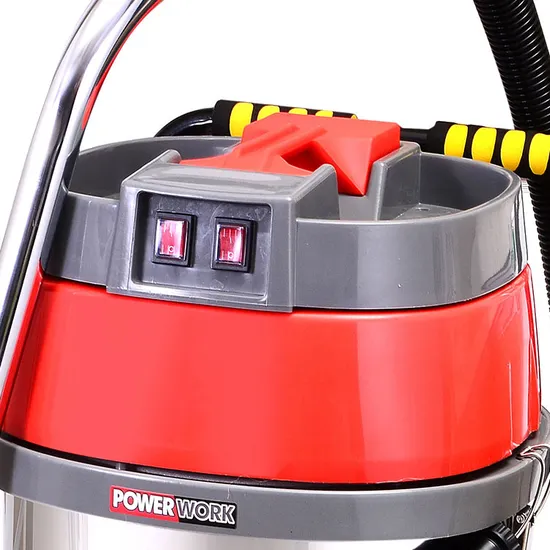 Powerful 2 Motors Wet & Dry Vacuum Cleaner for Industry Use 70L