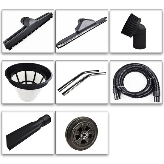 Powerful 2 Motors Wet & Dry Vacuum Cleaner for Industry Use 70L