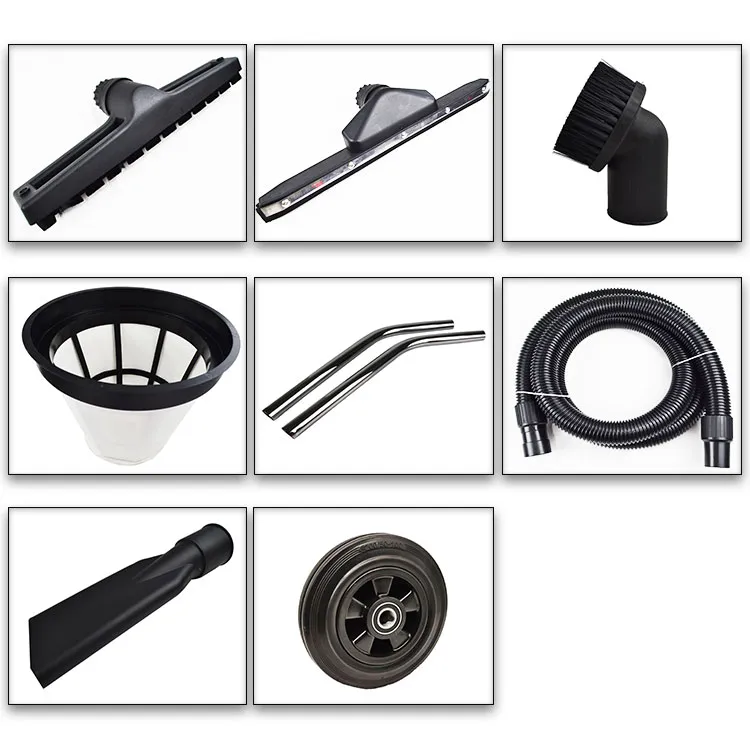 Powerful 2 Motors Wet & Dry Vacuum Cleaner for Industry Use 70L