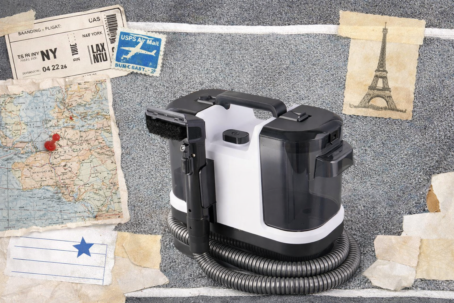 Portable Multi-Function Steam Vacuum Cleaner for Travel & Home