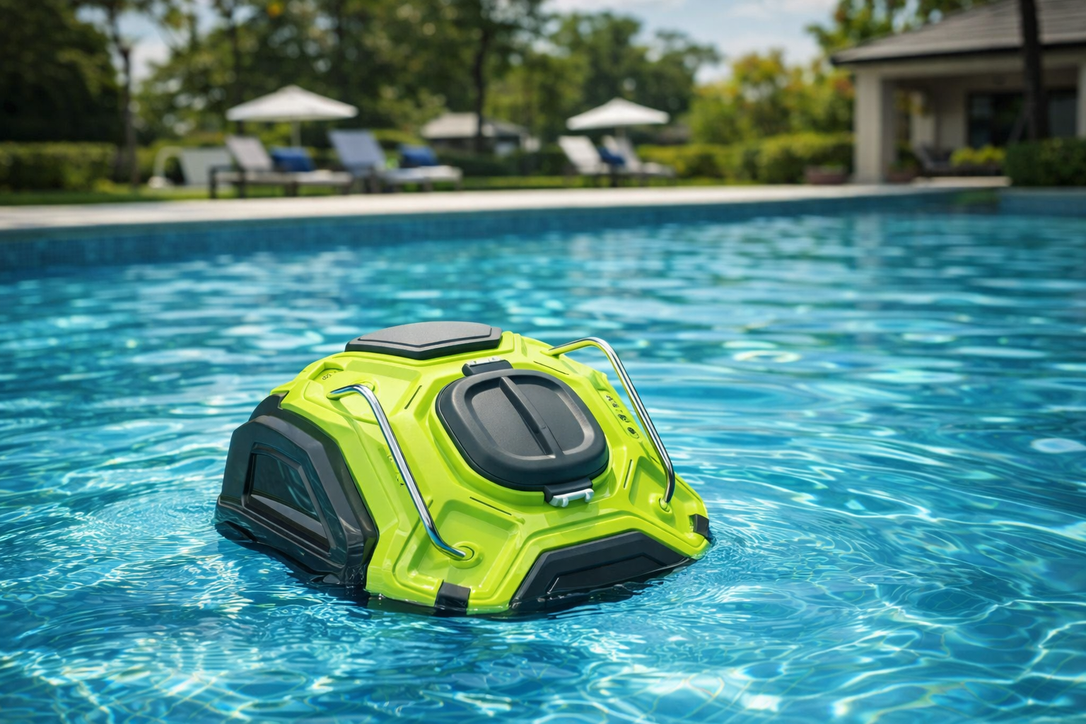 Smart Cordless Pool Cleaning Robot for Automatic Water Surface & Floor Maintenance