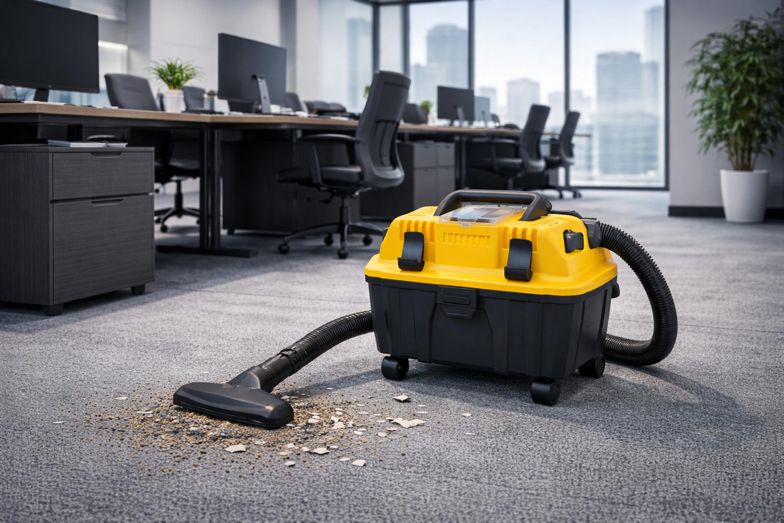 Commercial Wet Dry Vacuum Cleaner 20L - Heavy Duty Industrial Office Shop Vac with Blower