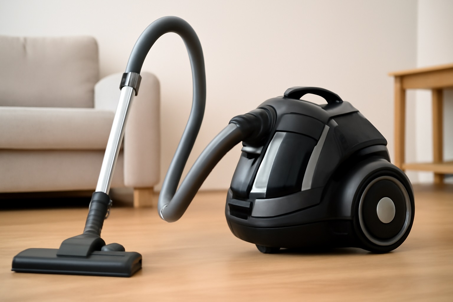 High-Suction Canister Vacuum Cleaner | Powerful Home Maintenance Tool for Efficient Cleaning