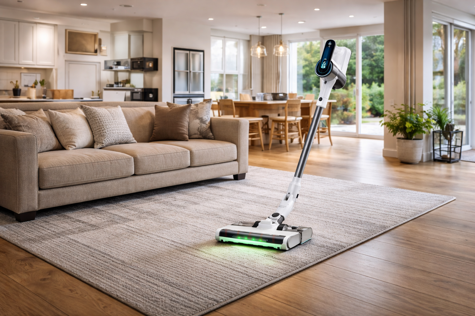 Cordless Smart LED Vacuum Cleaner for Home