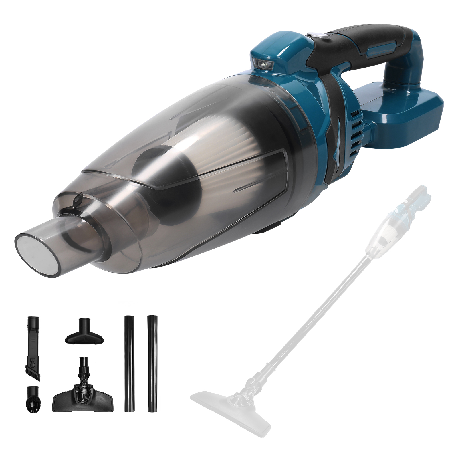 18V Cordless Handheld Vacuum Cleaner – Powerful Multi-functional Quiet Cleaner for Home & Car