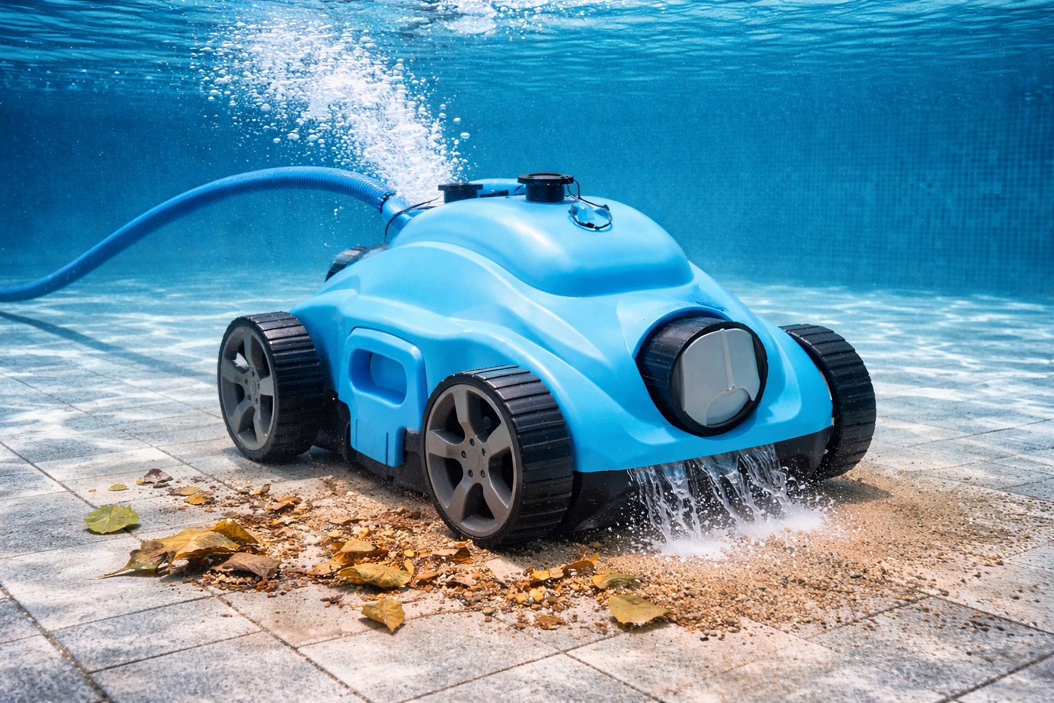 Underwater Pool Vacuum Cleaner for Heavy Debris & Sand