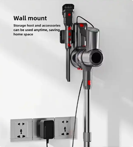 LX-HVC-Versatile 280W Cordless Stick Vacuum Cleaner with 20KPa Suction Power, Wall Mount & Multi-Attachments