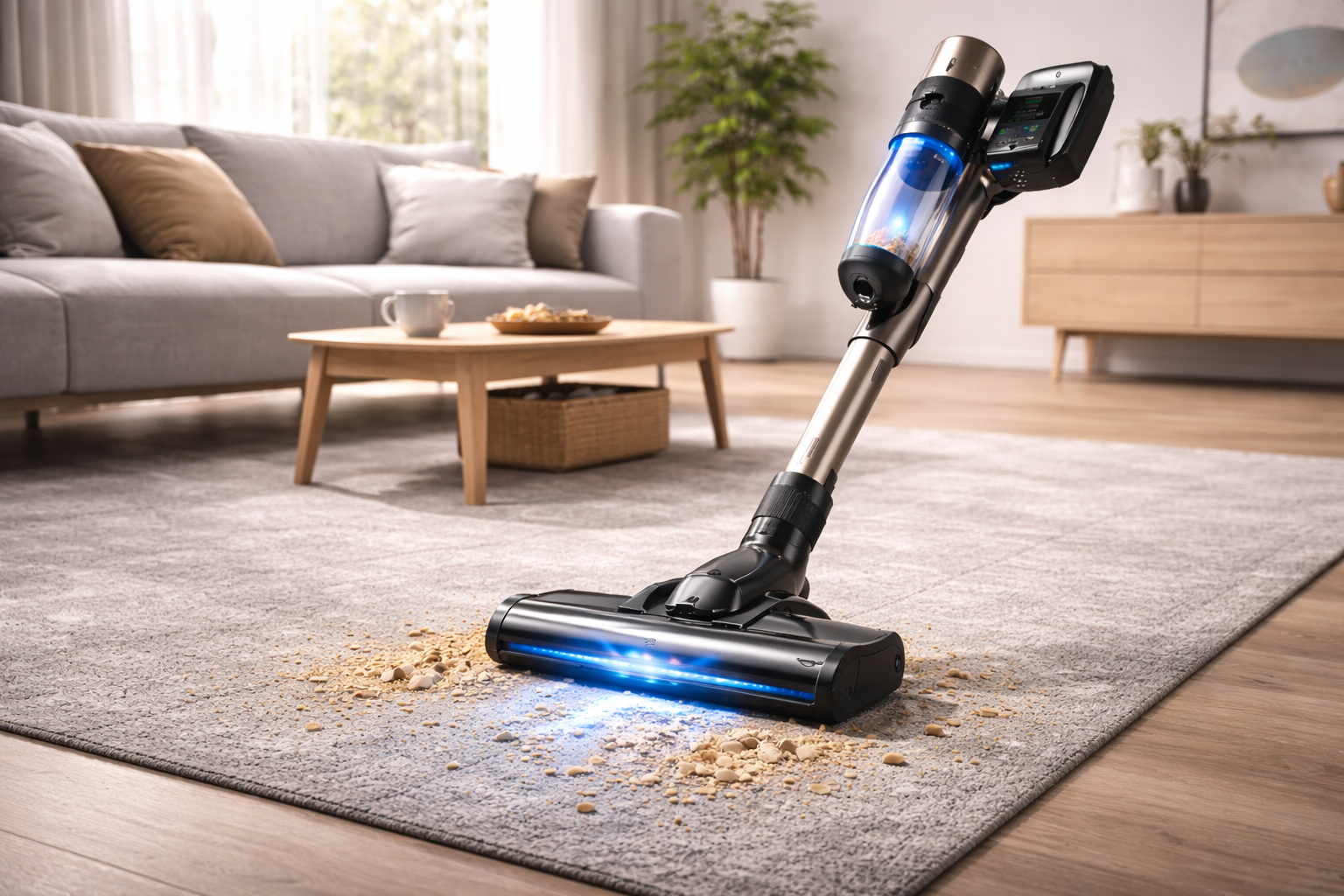 UltraHome Cordless Vacuum Cleaner for Carpet & Pet Debris