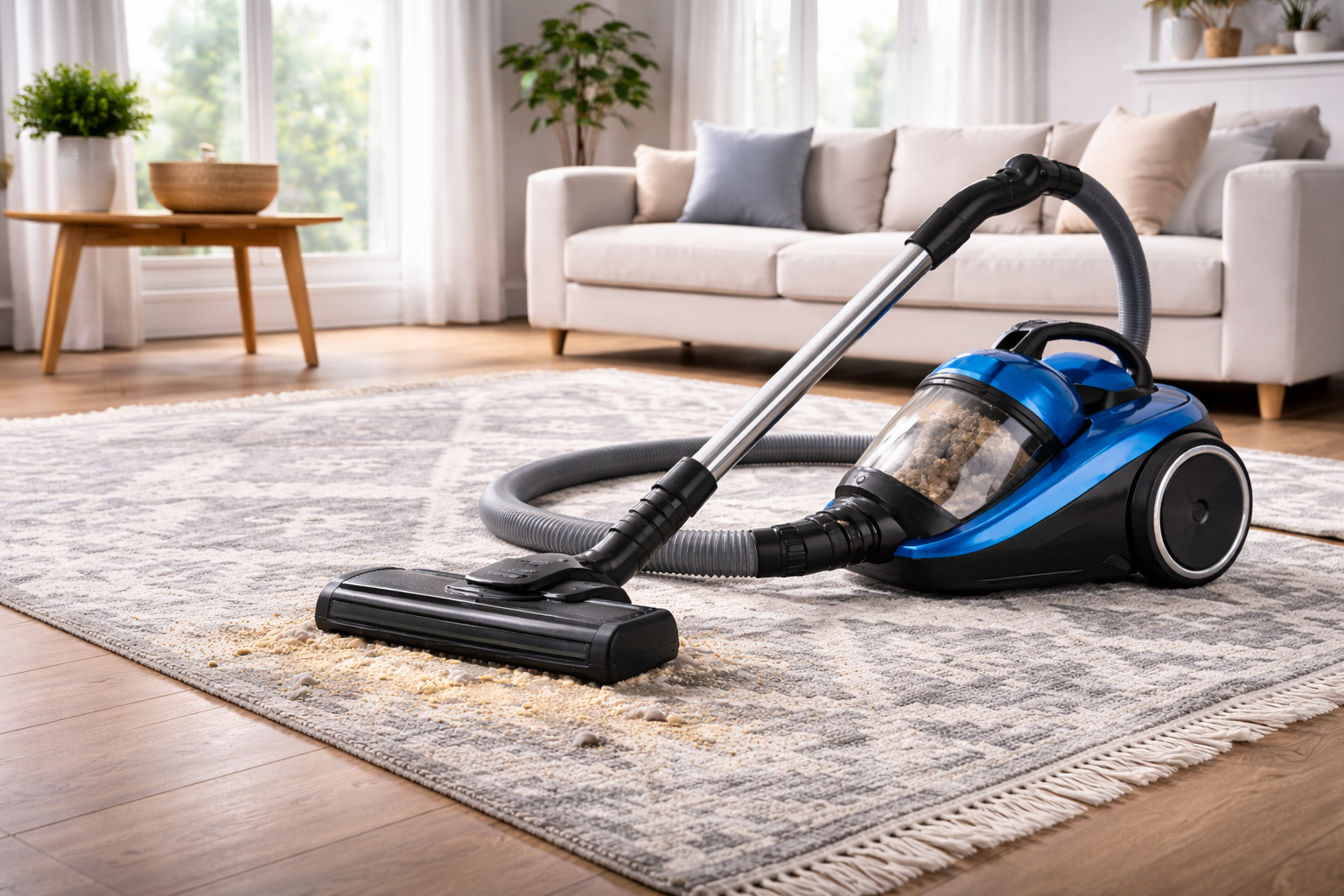 Smart Home Vacuum Cleaner with Modern Design & Large Dust Container for Multi-Floor Cleaning
