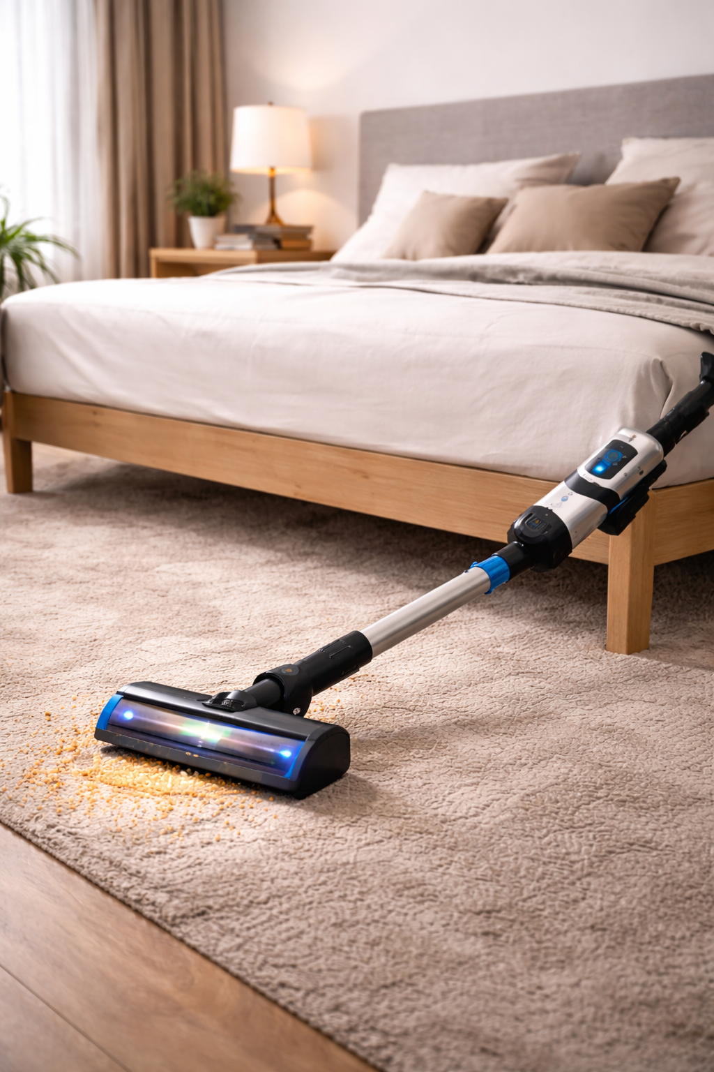 Smart Cordless Vacuum Cleaner with LED Display and HEPA Filter
