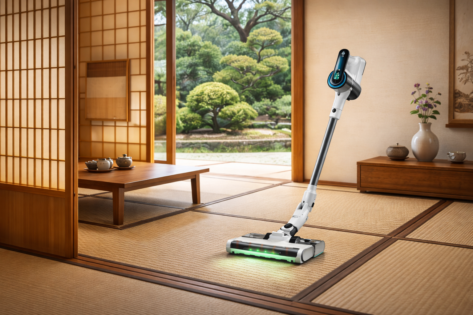 Smart Cordless Vacuum Cleaner for Wooden & Tatami Floors