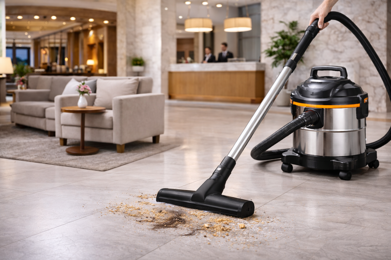 Commercial Wet Dry Vacuum Cleaner – Industrial Strength for Hotel, Office & Large Area Cleaning