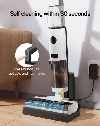 LX-HVC-Wet & Dry Vacuum Cleaner with 30s Self-Cleaning and Edge Cleaning Design