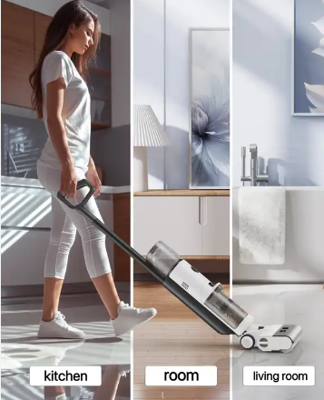 LX-HVC-Wet & Dry Vacuum Cleaner with 30s Self-Cleaning and Edge Cleaning Design