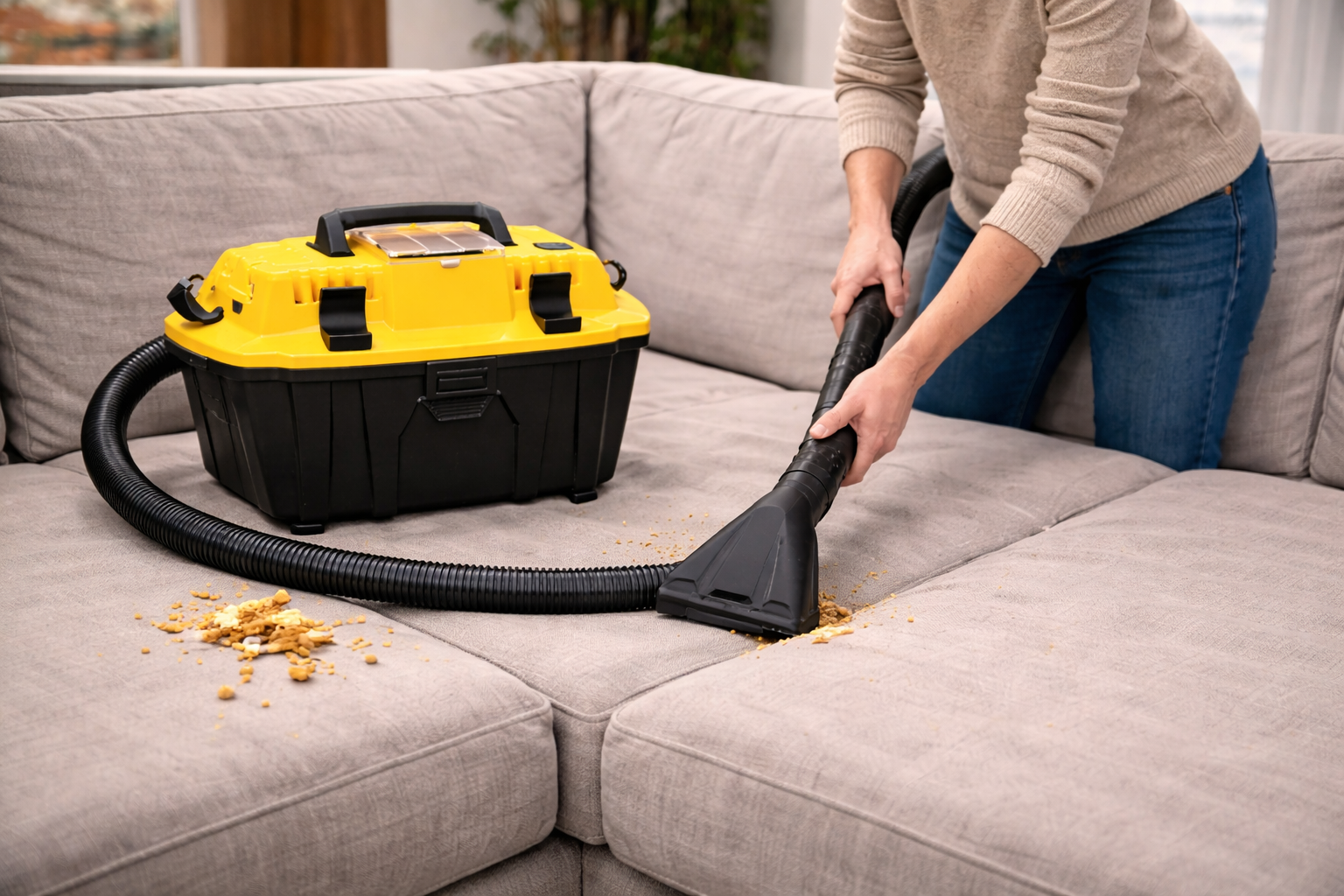 Portable Home Vacuum Cleaner for Sofa, Couch & Upholstery Cleaning