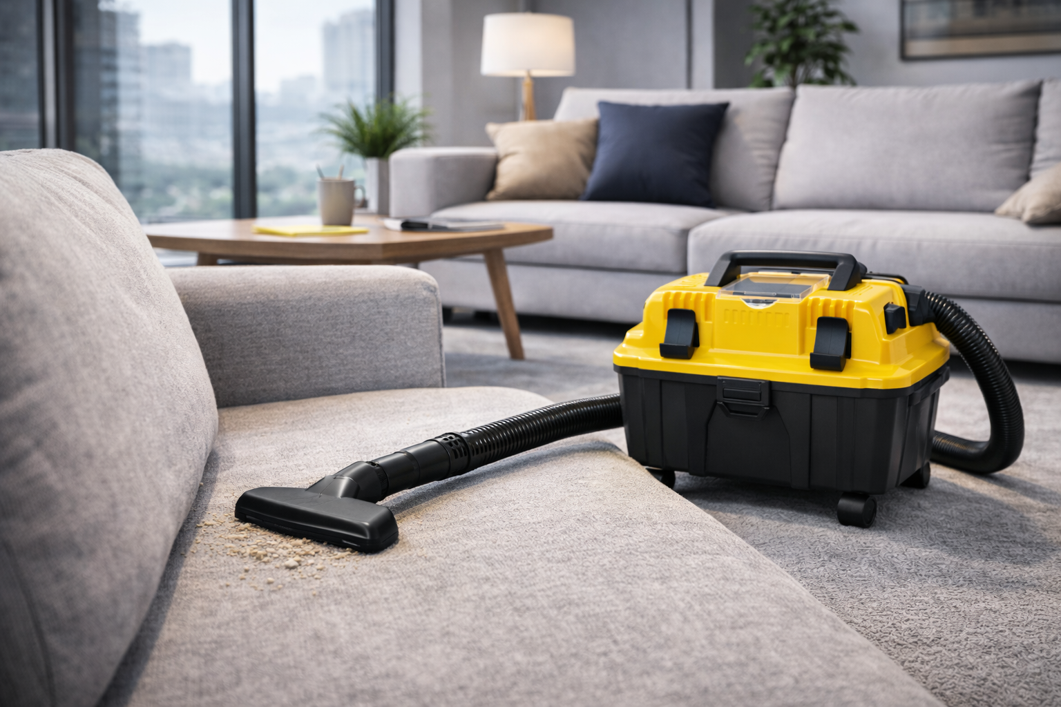 Sofa & Upholstery Wet Dry Vacuum – Compact Spot Cleaner for Home Fabrics