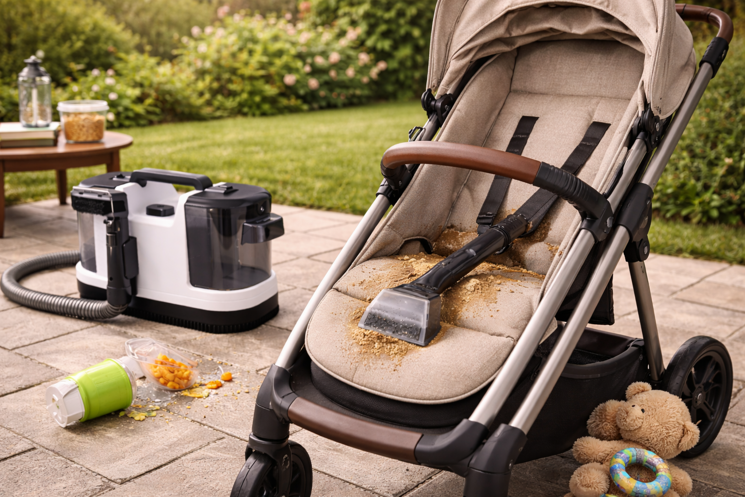 Portable Baby Stroller & Outdoor Fabric Spot Cleaner
