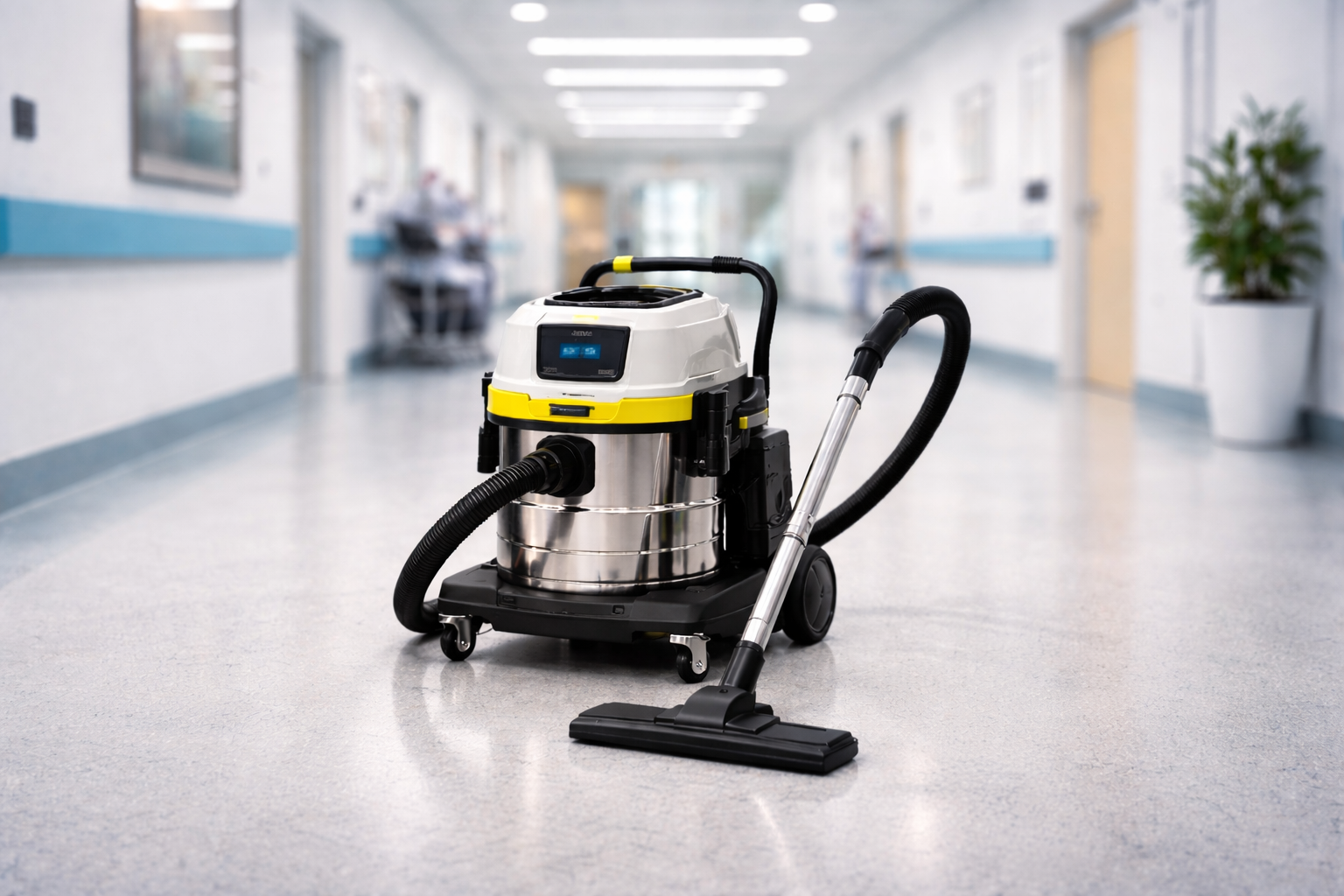 Smart HEPA Vacuum Cleaner for Healthcare Environments
