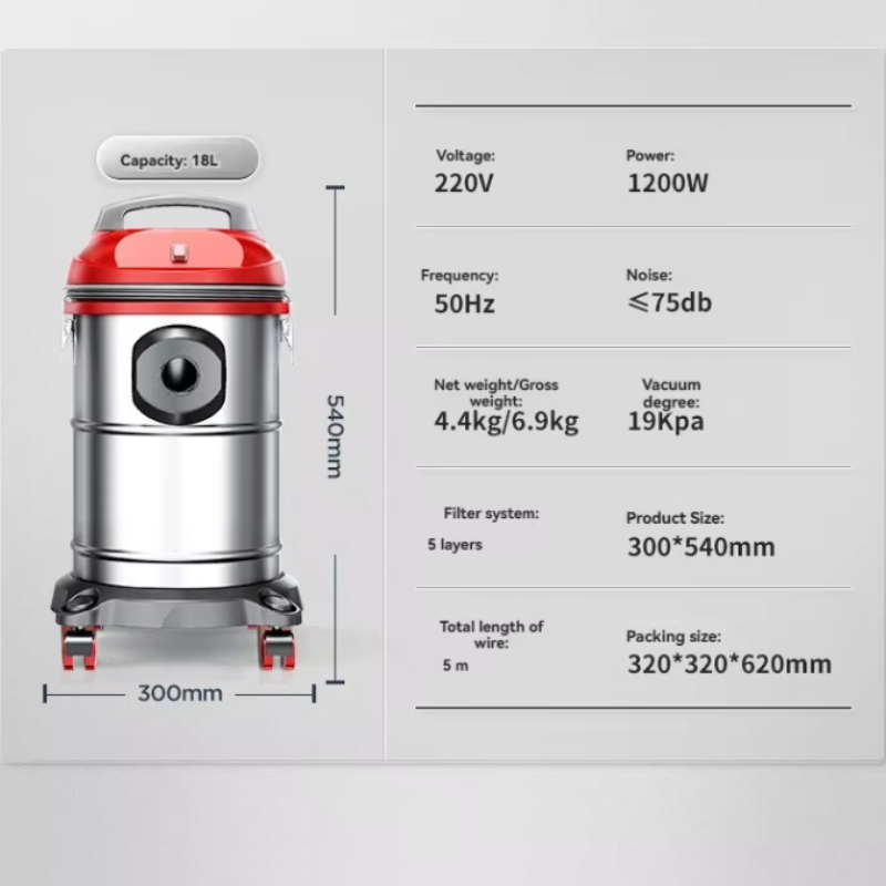 220v High Performance Electric Upright Vacuum Cleaner New Safety Guaranteed Washable Steam Dust Cleaners Wet Vacuum Removal