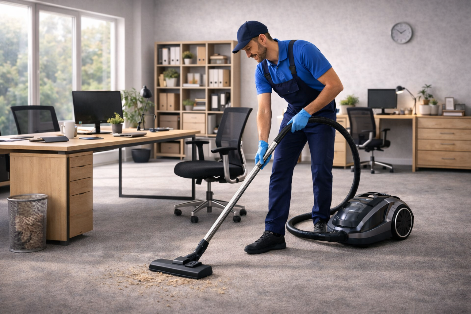 Low Noise Office Vacuum Cleaner with HEPA Filter – Ideal for Carpeted Workspaces