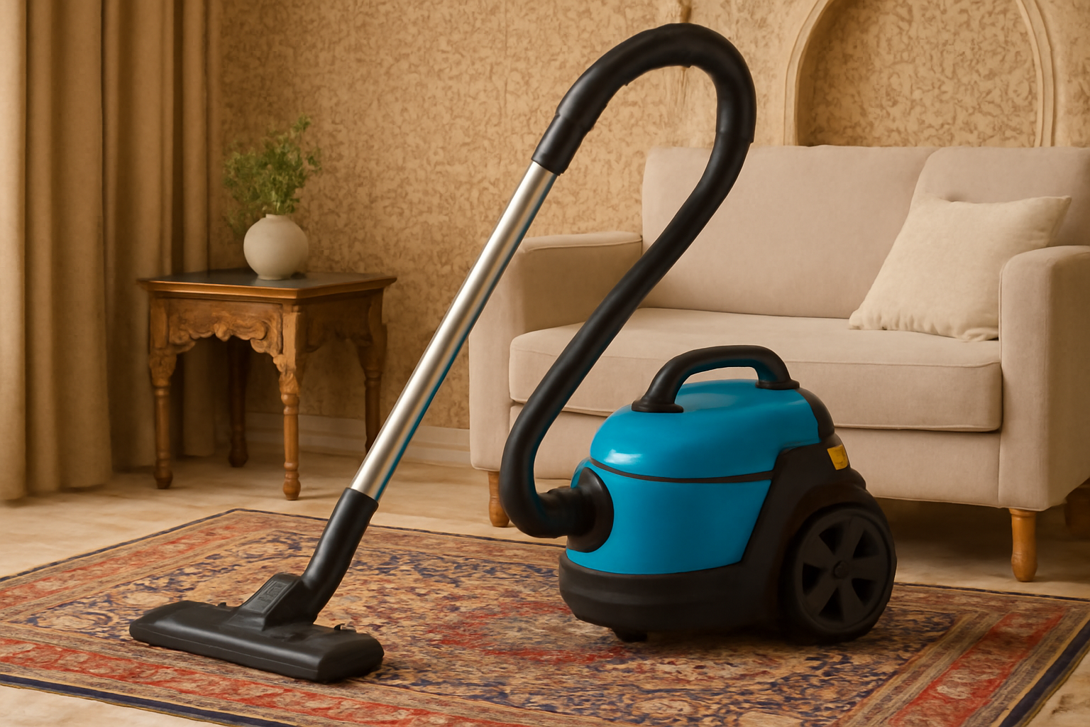 Compact Canister Vacuum Cleaner | Efficient and Maneuverable Vacuum for Home Cleaning