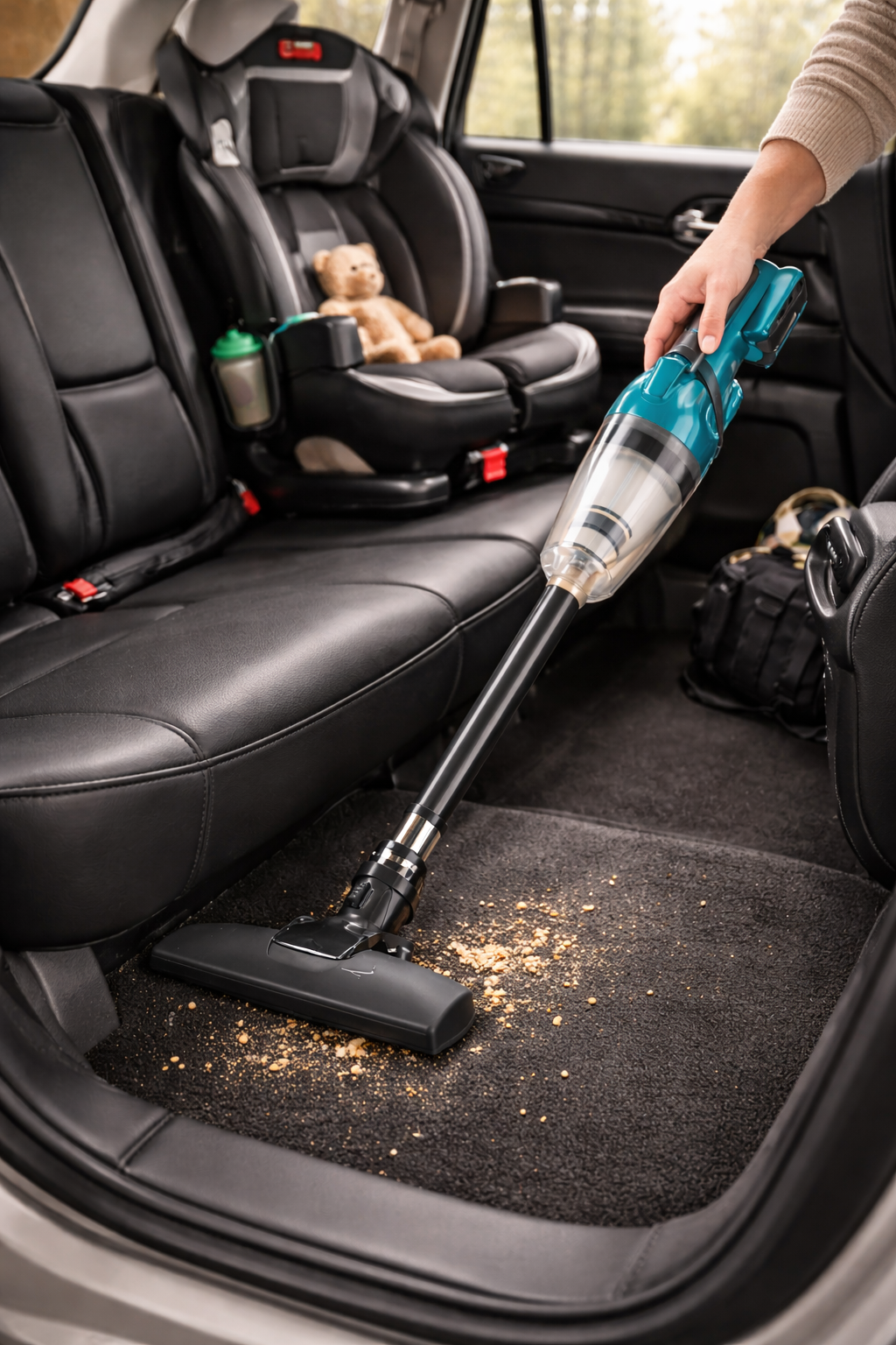 Cordless Stick Vacuum Cleaner for Car Interior and Auto Detailing
