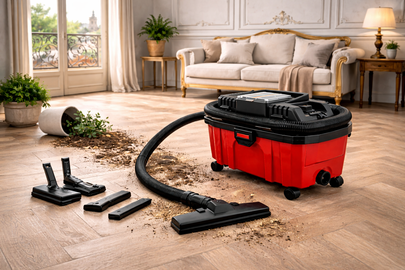 Wet Dry Vacuum Cleaner for Hardwood Floors | Elegant Home & Dust Control
