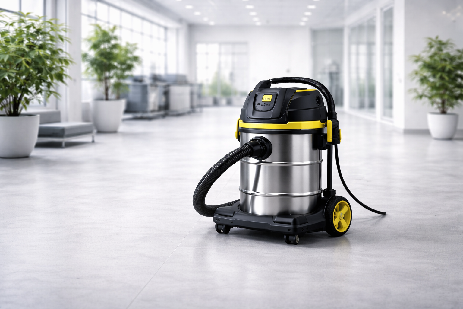 Professional Stainless Steel Wet Dry Vacuum Cleaner – Commercial Cleaning Equipment System