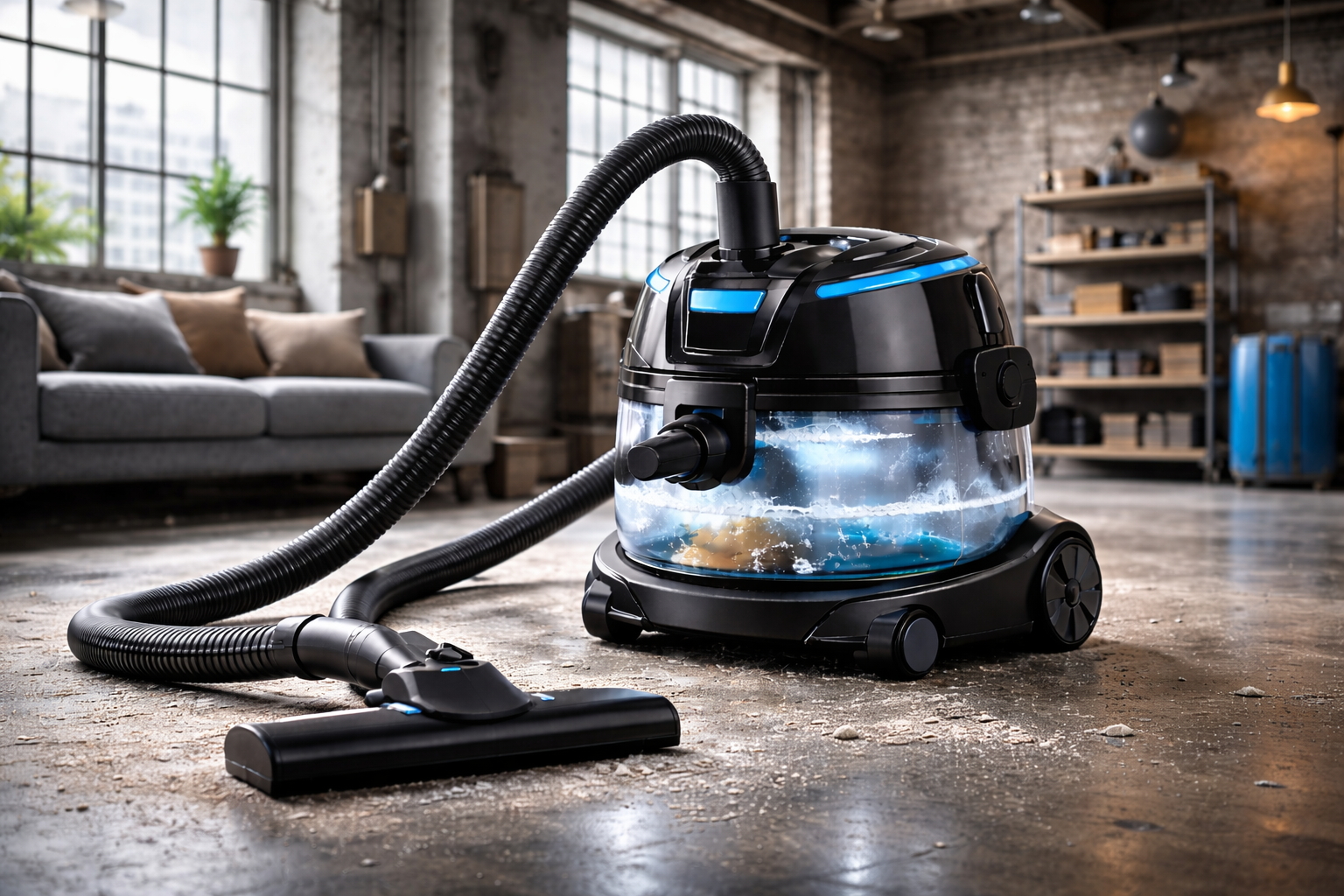 PowerWash Water Filtration Vacuum Cleaner | Heavy-Duty Industrial & Home Cleaning
