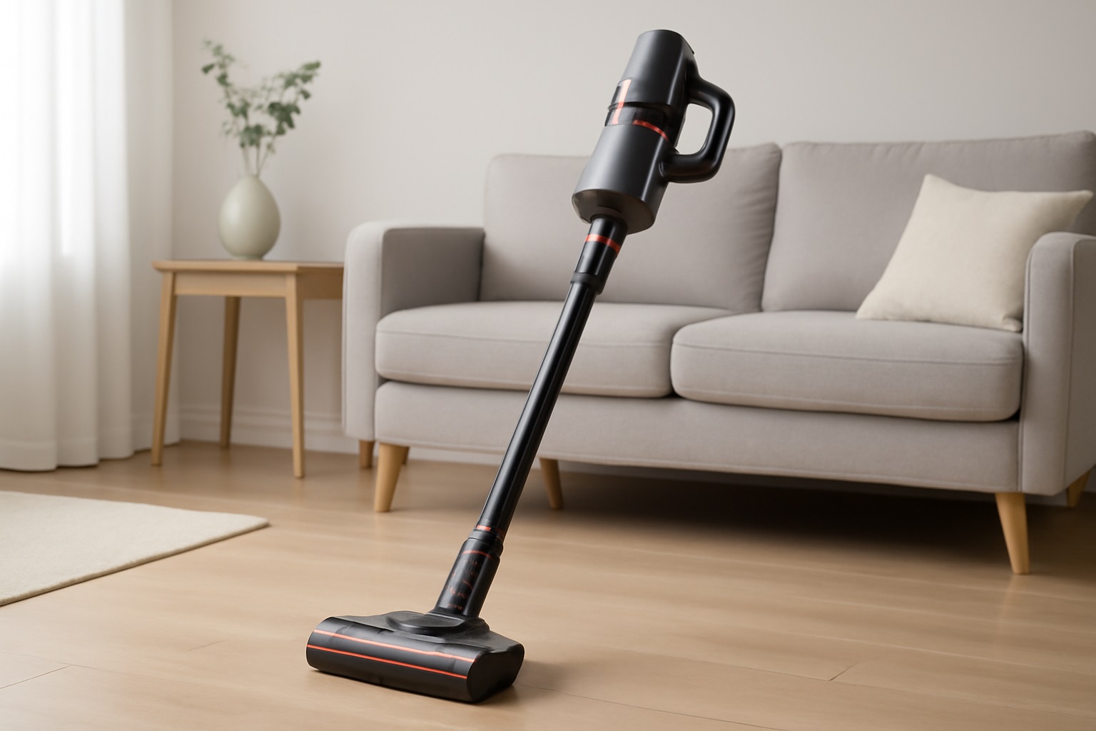 Minimalist Stick Vacuum Cleaner | Ergonomic Design, Powerful Suction for Effortless Home Cleaning