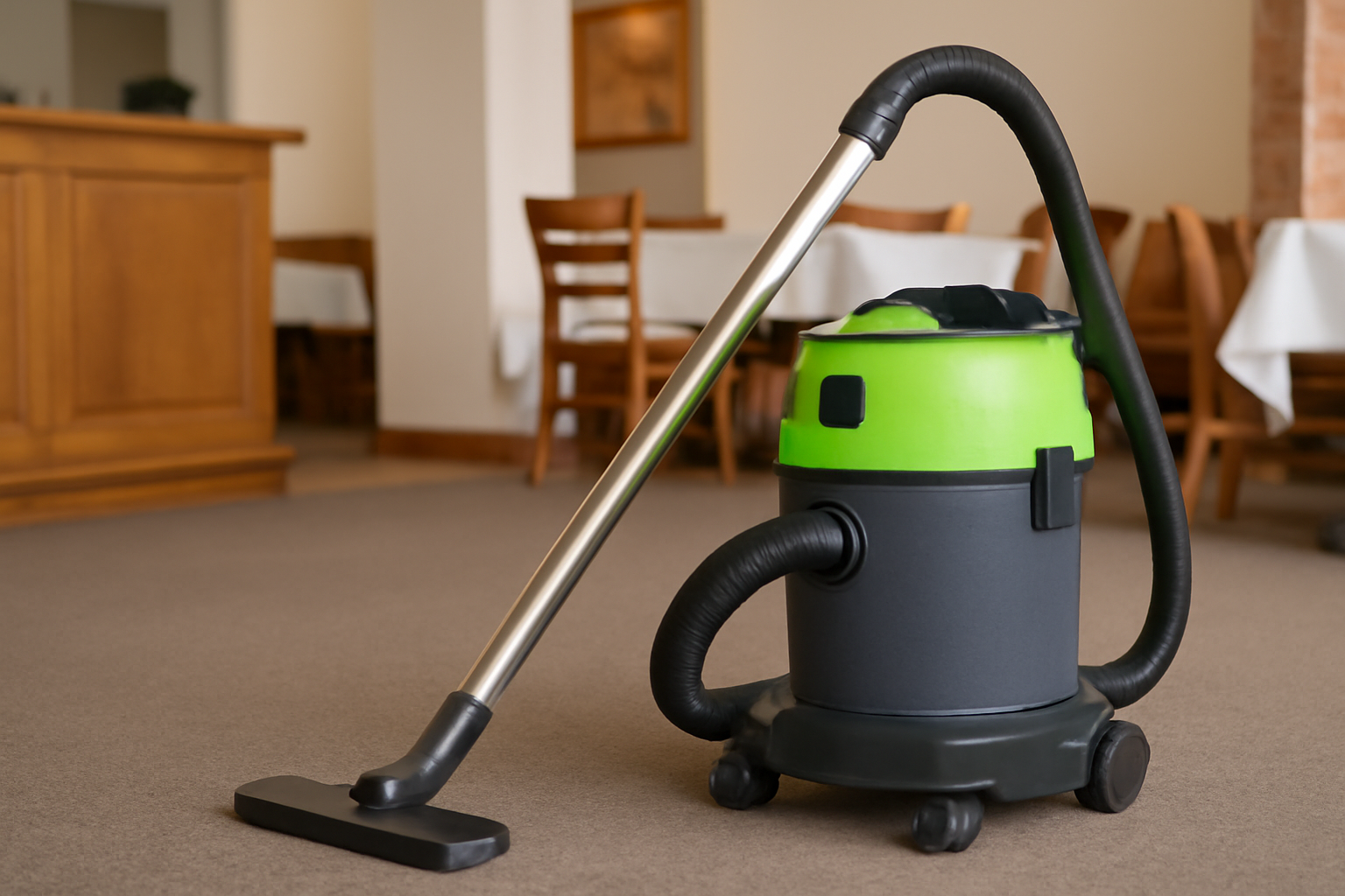 A10 Commercial Canister Vacuum Cleaner for Hotels & Restaurants | Professional Dining Area Cleaning Equipment