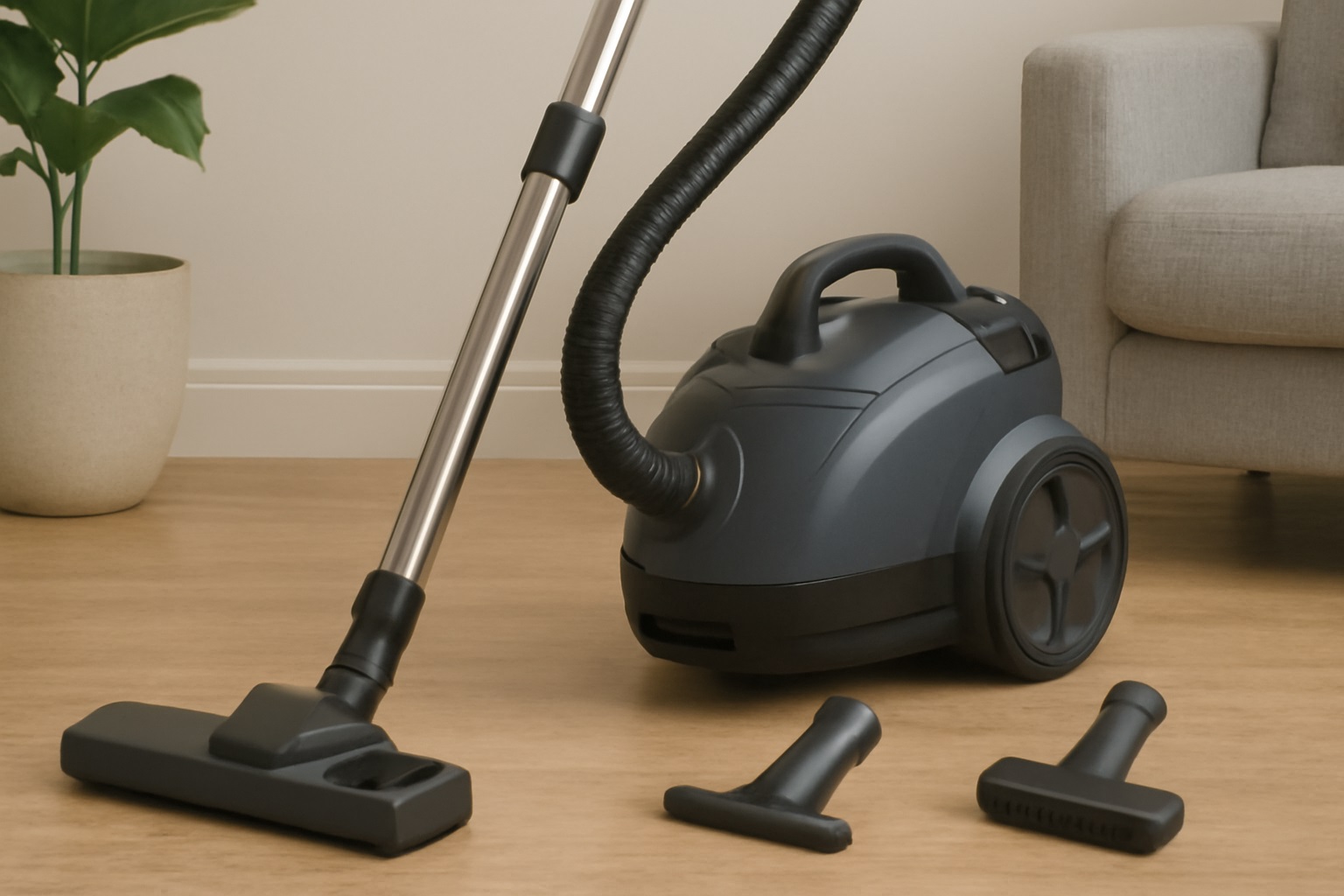 A11 Multi-Functional Canister Vacuum Cleaner – High Suction, Versatile Cleaning with Attachments for Home & Multi-Surface Cleaning