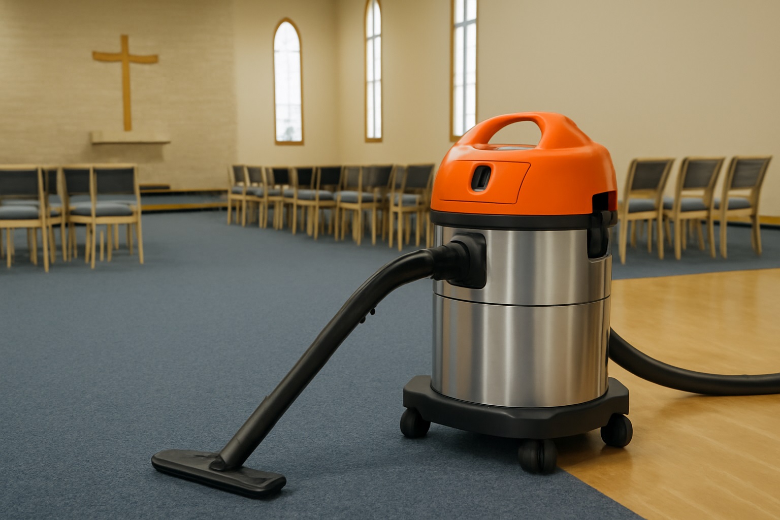 Wet & Dry Vacuum Cleaner for Community and Religious Center Cleaning