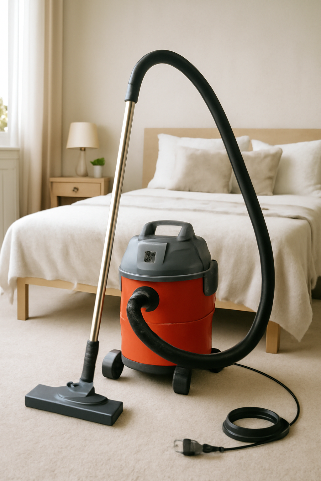 A12 Multi-Functional Portable High Suction Red Vacuum Cleaner