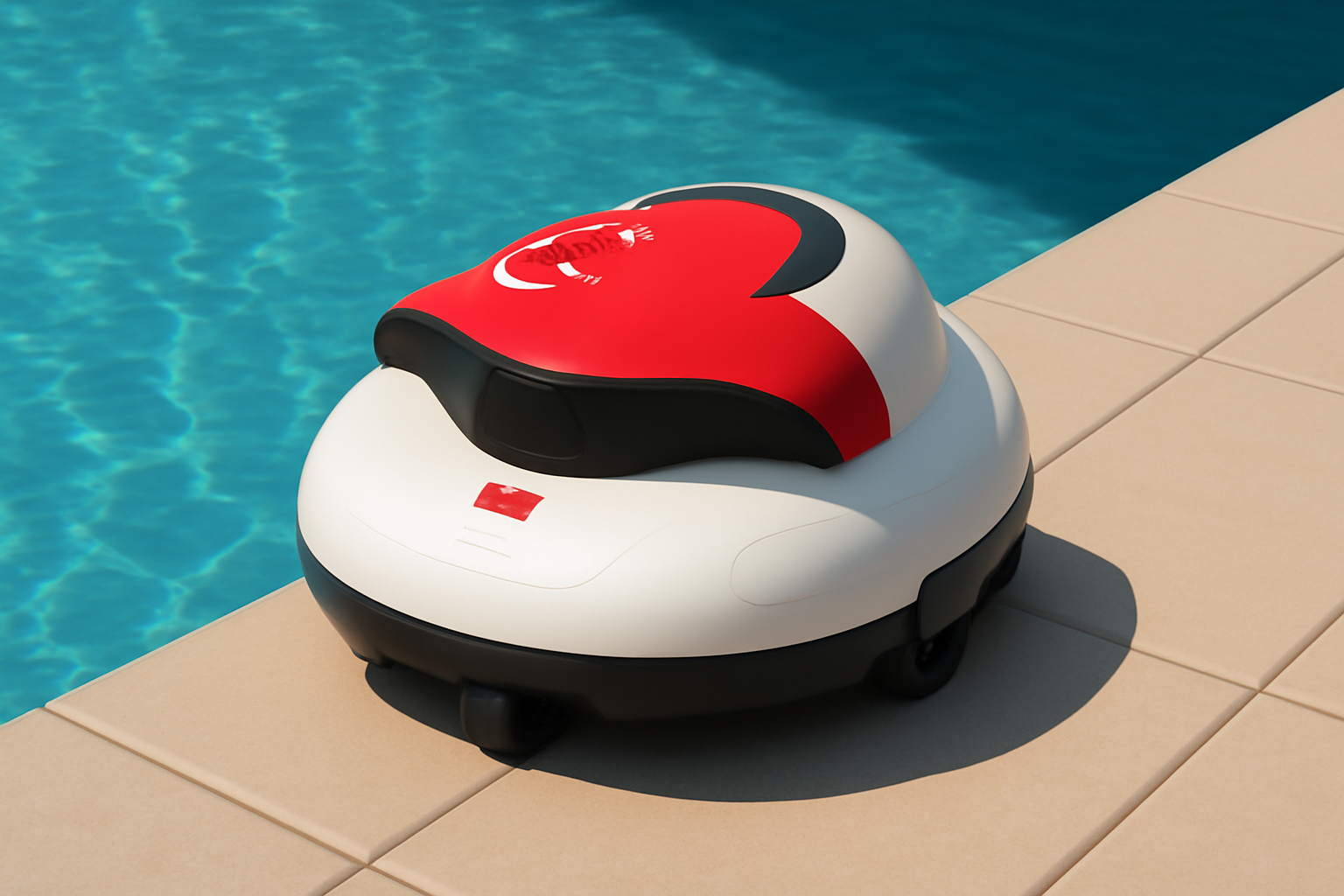 A12 Multi-Functional High Suction Cordless Vacuum Cleaner with Red and White Design