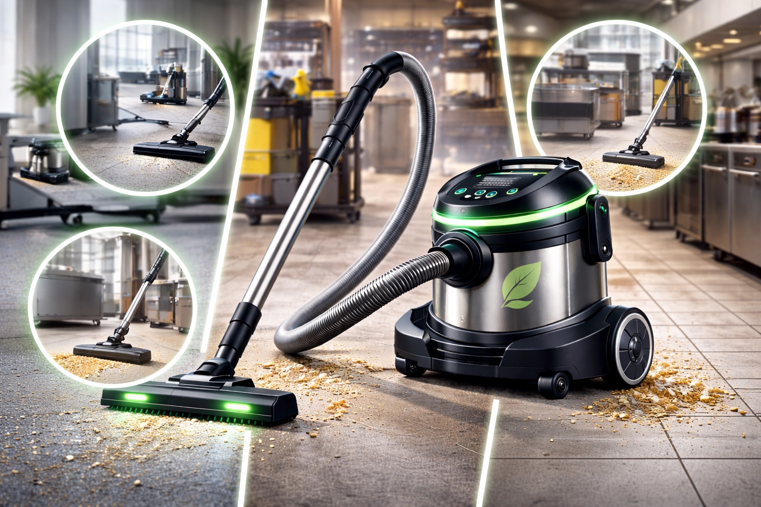 Barrel Vacuum Cleaner for Multi-Environment Cleaning