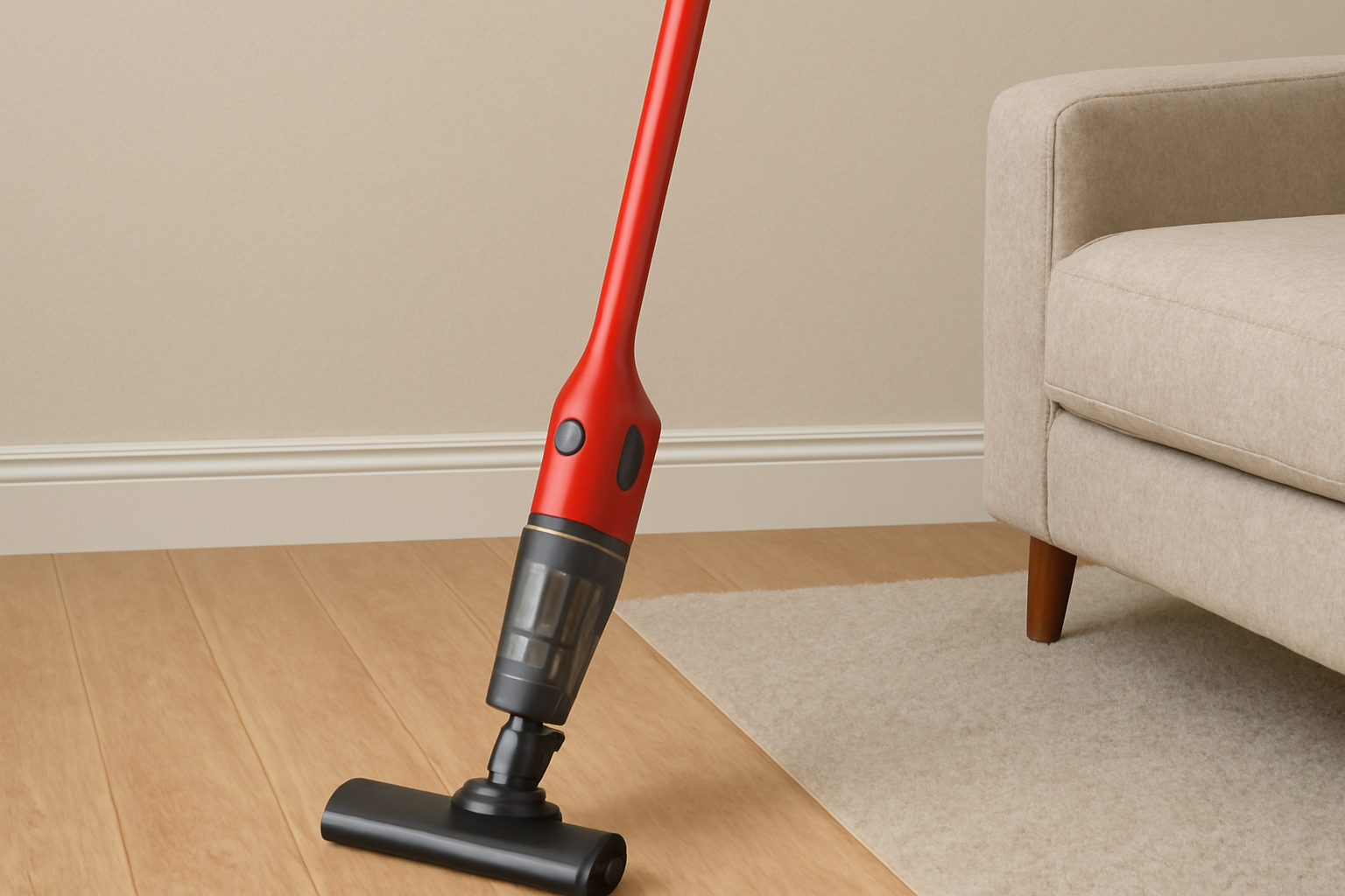 A12 Lightweight Cordless Vacuum Cleaner - Sleek Design, Powerful Suction, and Easy Maneuverability