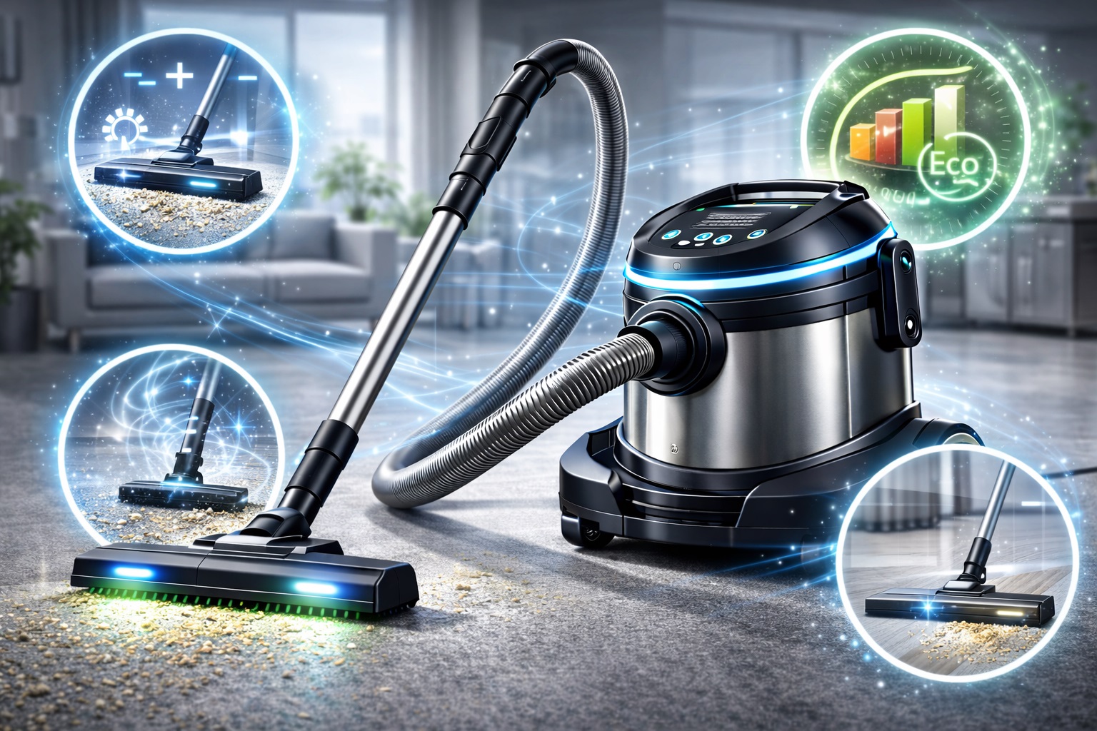 Barrel Vacuum Cleaner with Future Innovations