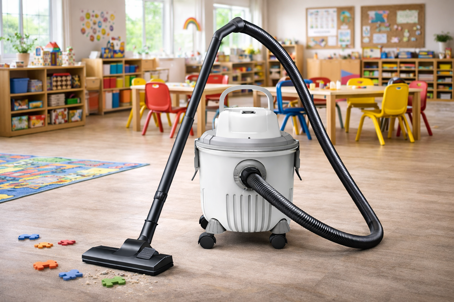 15L Wet & Dry Vacuum Cleaner for Classroom and Daycare