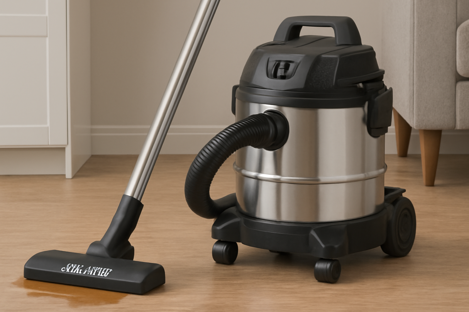 A13 Large-Capacity Stainless Steel Wet & Dry Vacuum Cleaner – High Suction Durable Quiet Energy-Saving Multi-Functional Vacuum