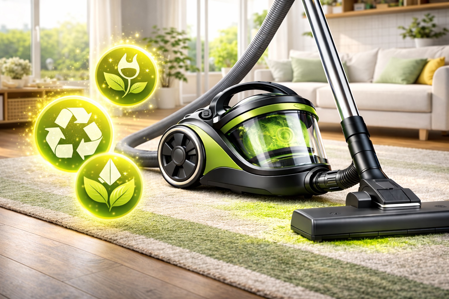 Eco-Friendly Barrel Vacuum Cleaner – Sustainable Home Cleaning