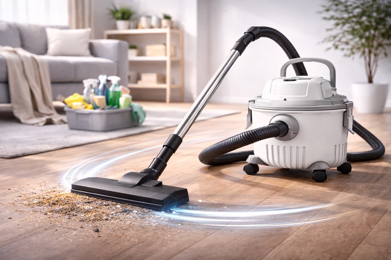 Efficient Wet/Dry Vacuum for Quick and Easy Home Cleanups