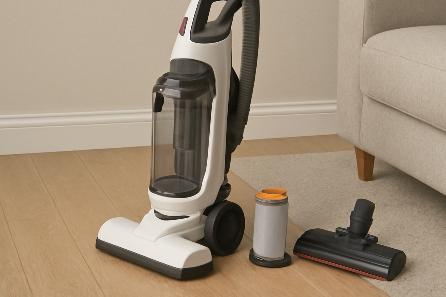 A14 Upright Vacuum Cleaner - Easy Maintenance, Powerful Suction, and Modern Design