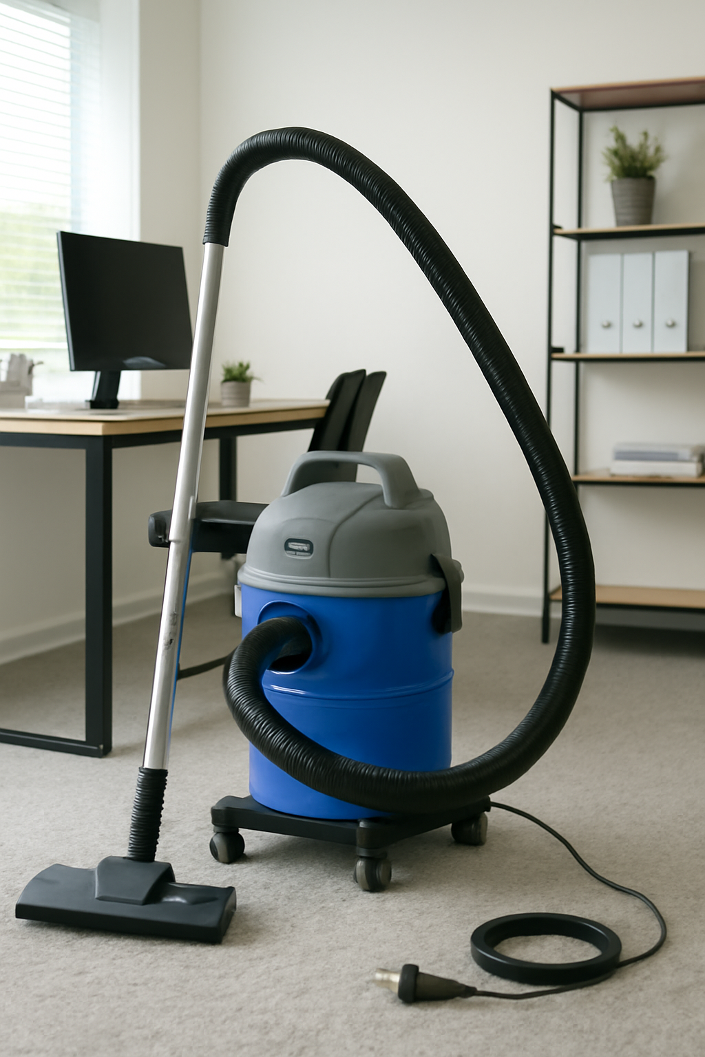 A15 Stainless Steel Wet Dry Vacuum Cleaner – Low Noise, HEPA Filter, Compact Indoor Utility Vac for Carpet & Floor