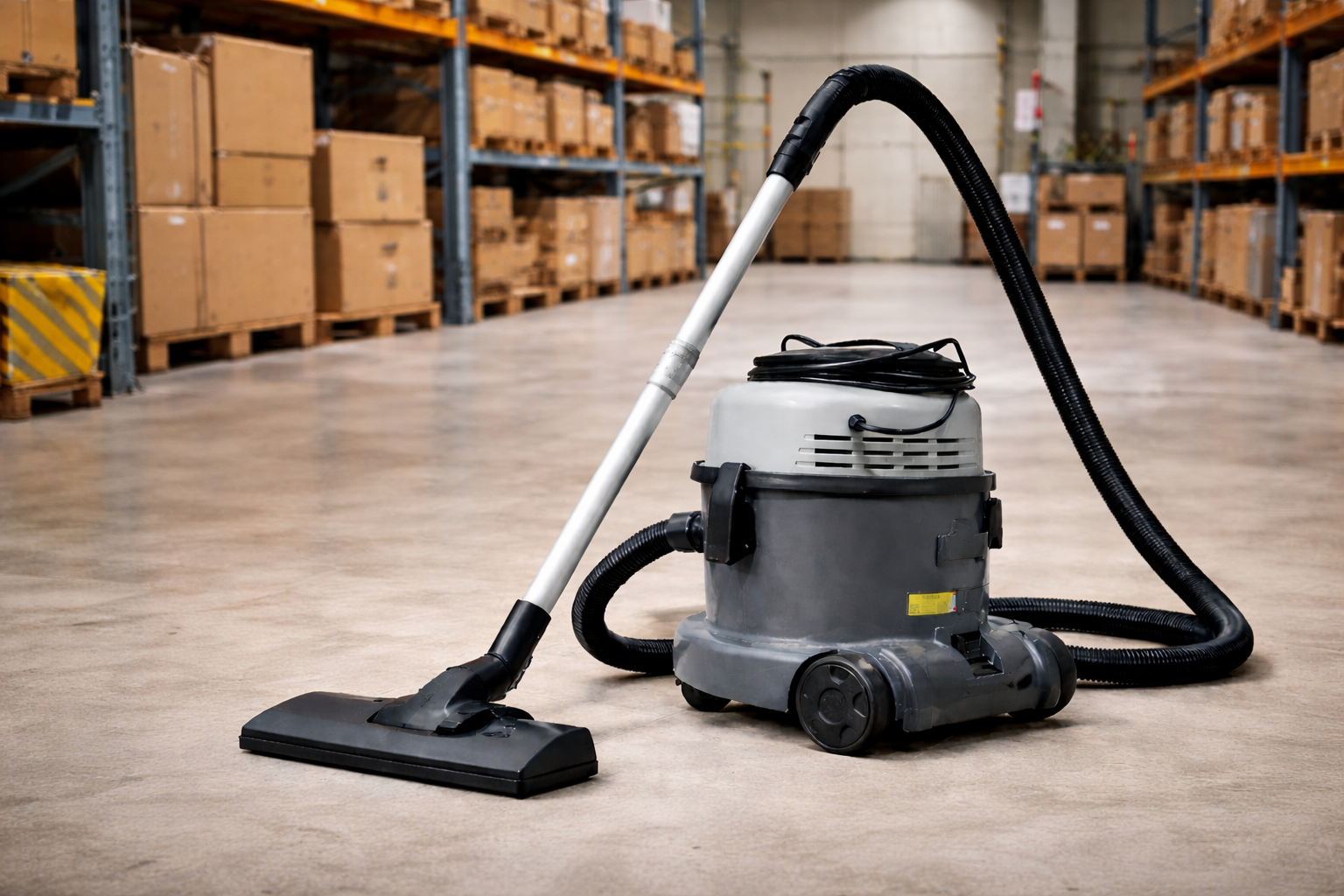 Heavy-Duty Warehouse Canister Vacuum Cleaner