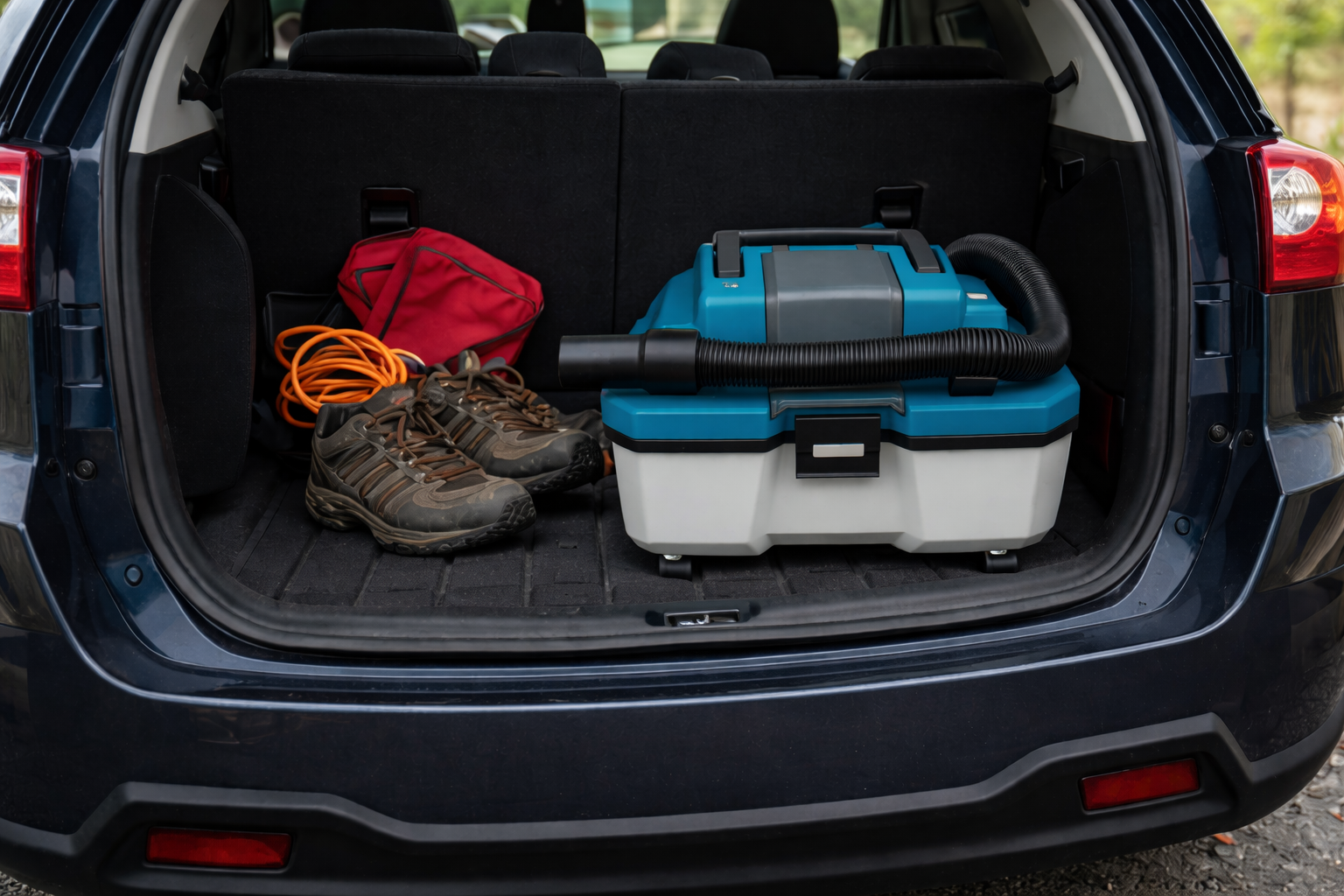 Portable Wet & Dry Shop Vacuum Cleaner for Car, Garage and Home Cleaning